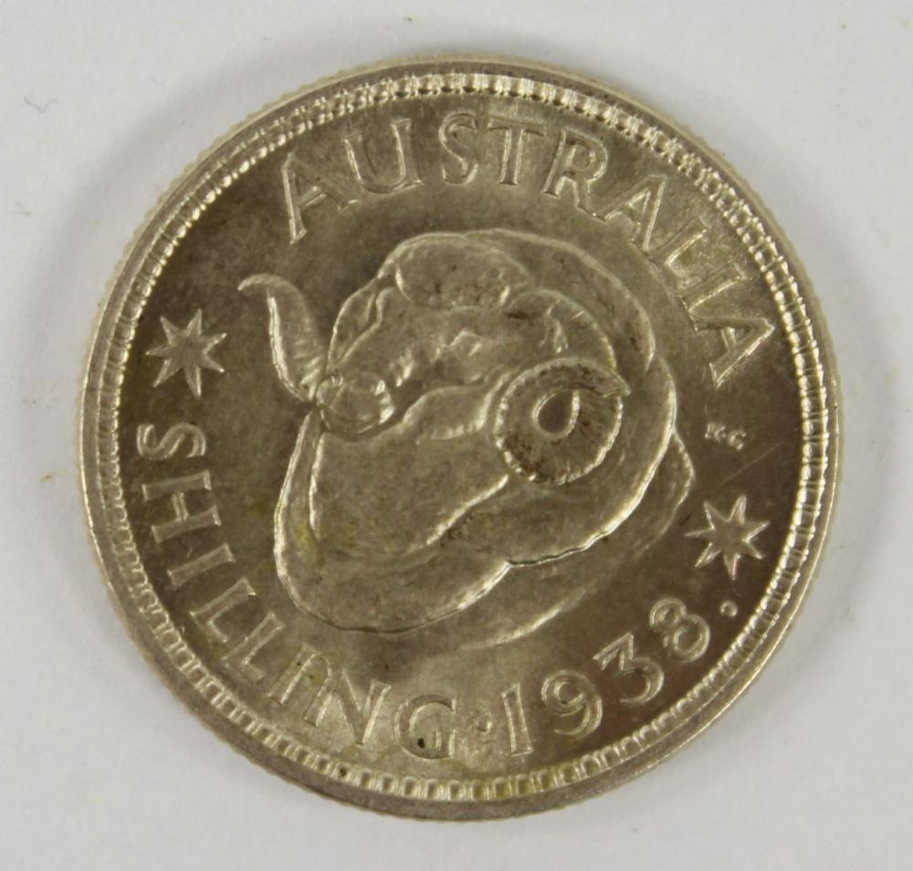 Australia 1938 Shilling, Ch... image