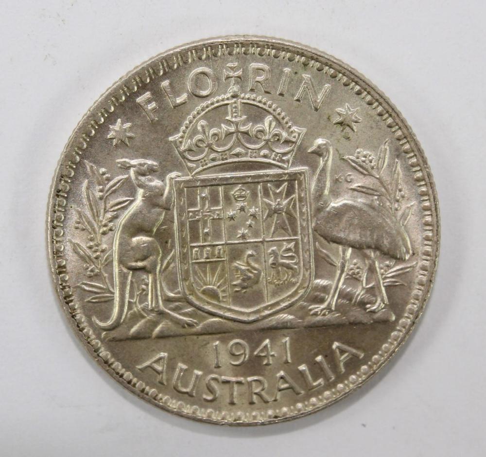 Australia 1941 Florin, Unci... image