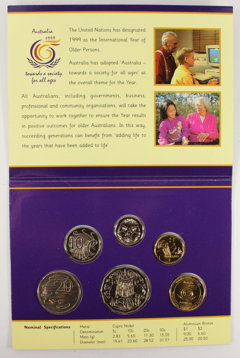 Australia 1999 Mint Coin Se... image