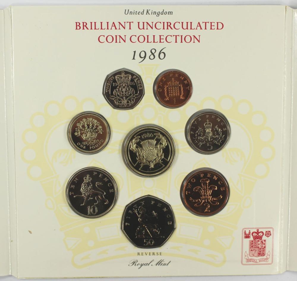 Great Britain 1986 Mint Set... image