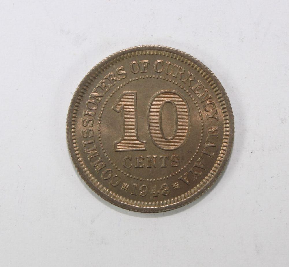 Malaya 1948 Cu-Ni 10 Cents,... image