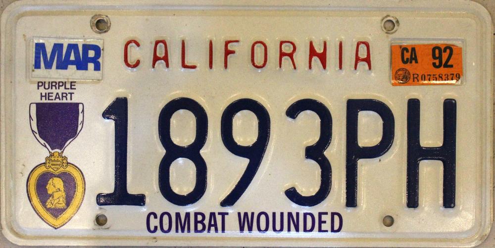 U.S.A. California Car Numbe... image