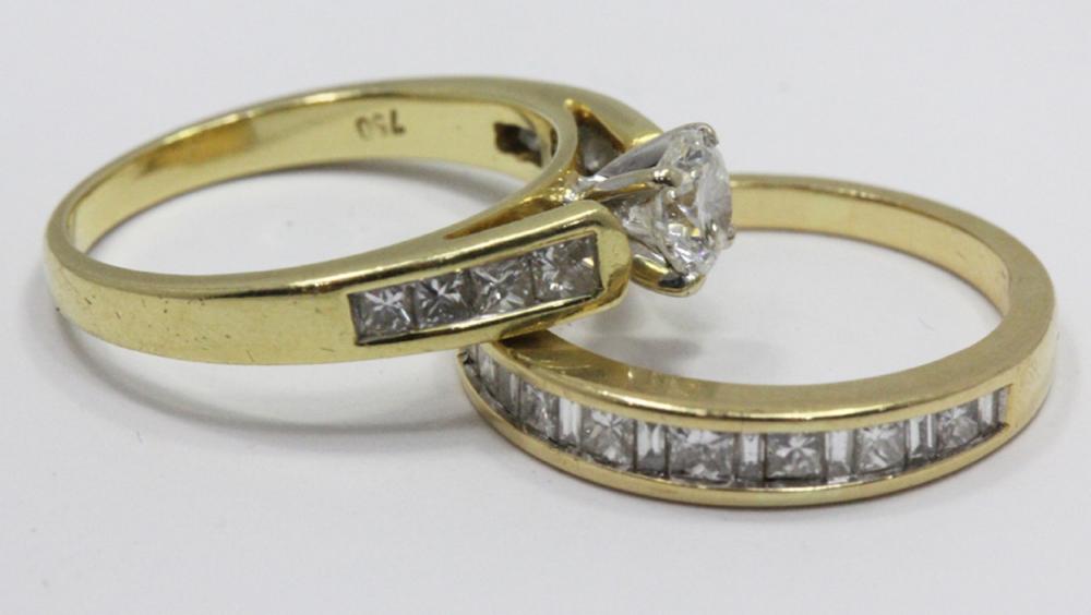 Diamond & 18ct Gold Engagem... image