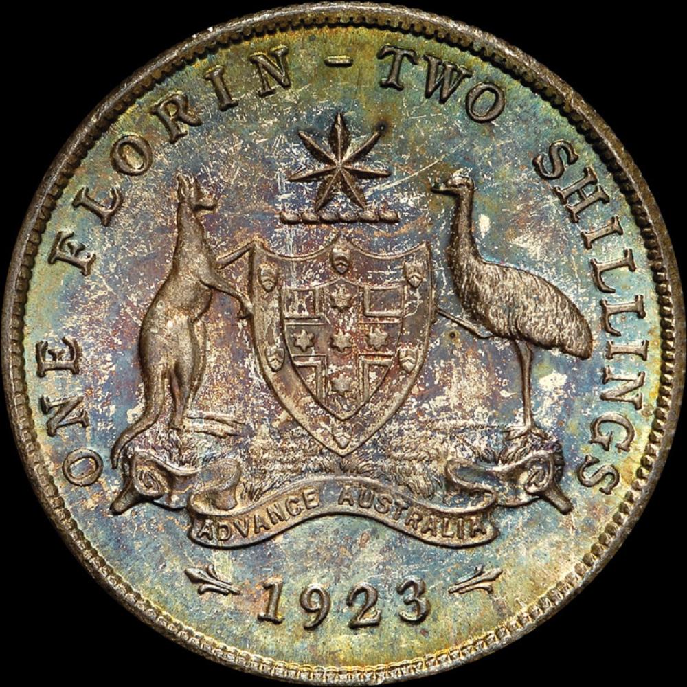 Australia. 1923 Florin, PCG... image