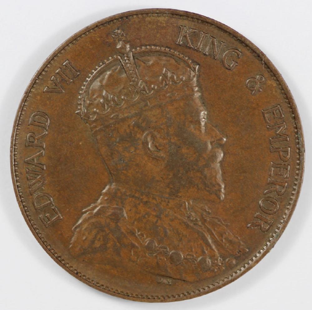 Hong Kong. 1905 Cent, Brown... image