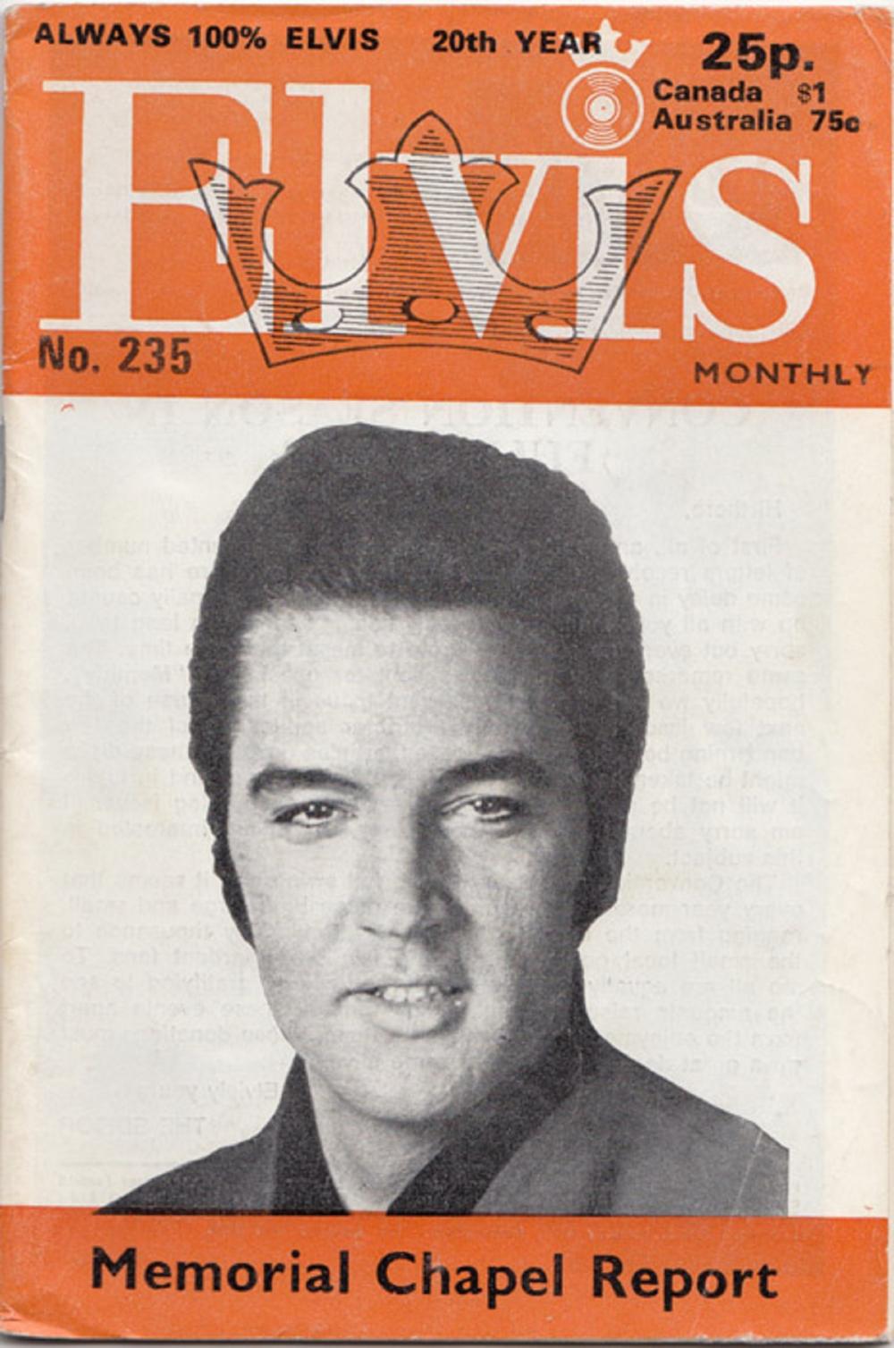 Elvis Monthly No. 235 (Augu... image