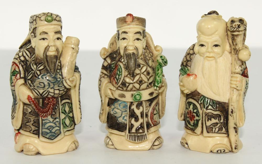 Trio of Chinese Deities in ... image