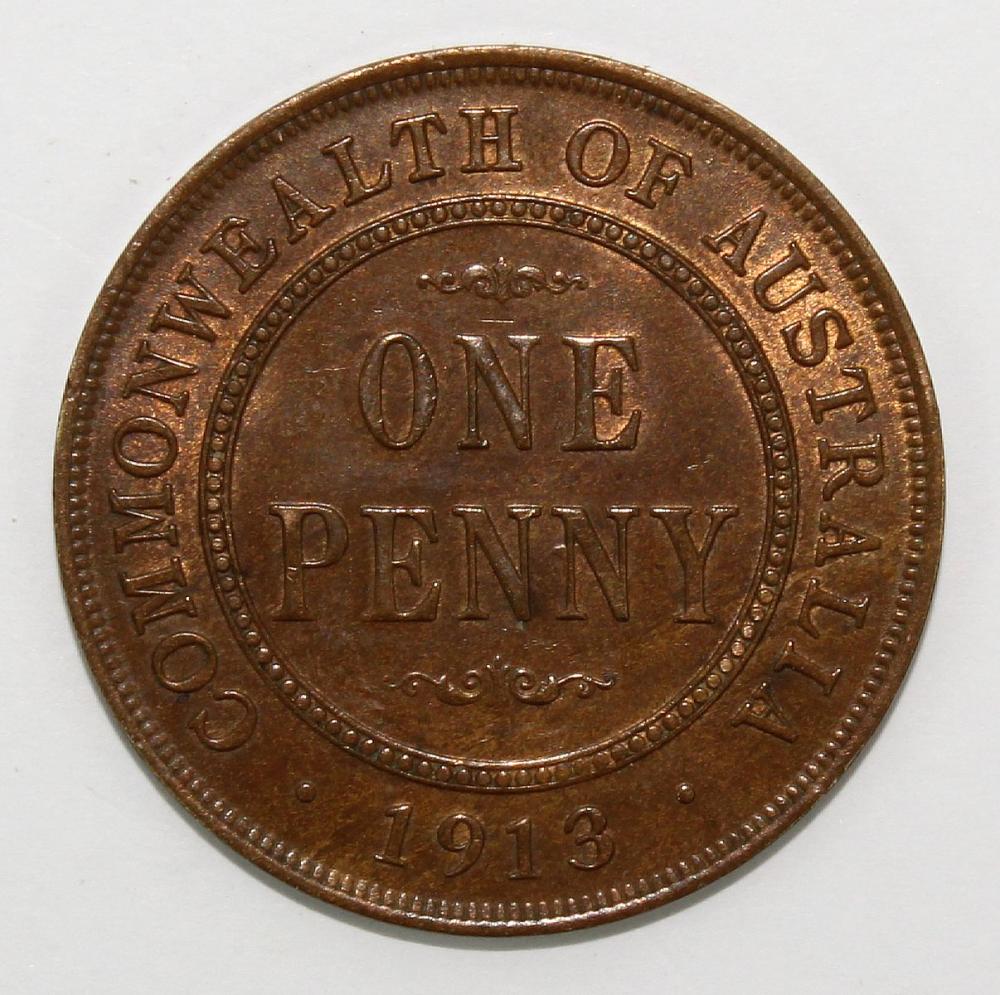 Australia 1913 Penny, virtu... image