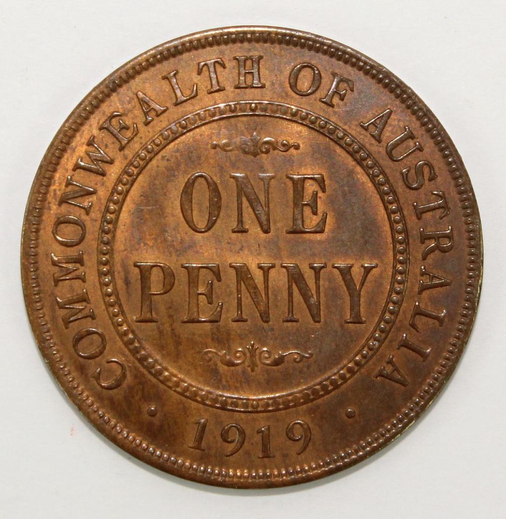 Australia 1919 Penny, Choic... image