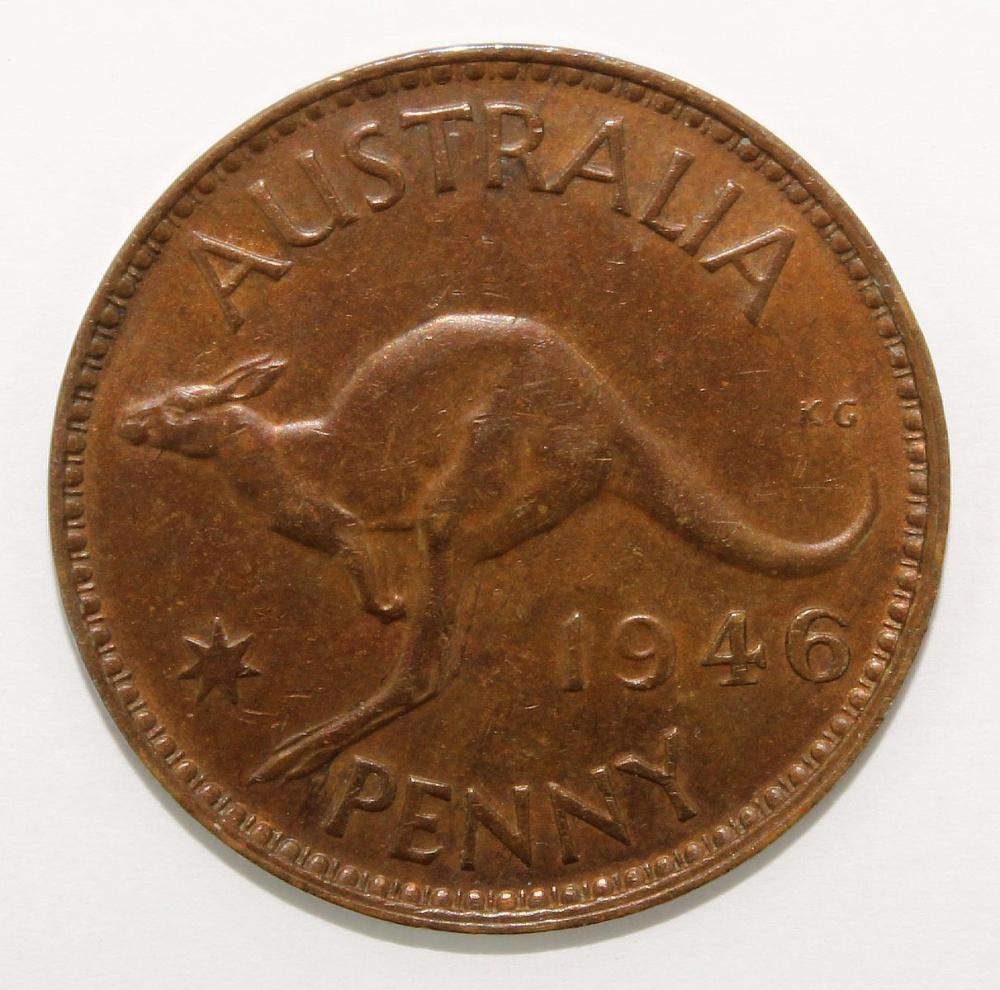 Australia 1946 Penny, virtu... image