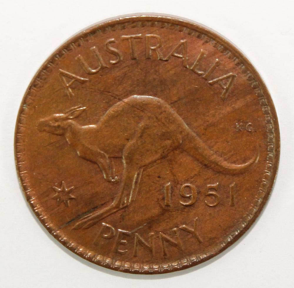 Australia 1951 Y. (P) Penny... image