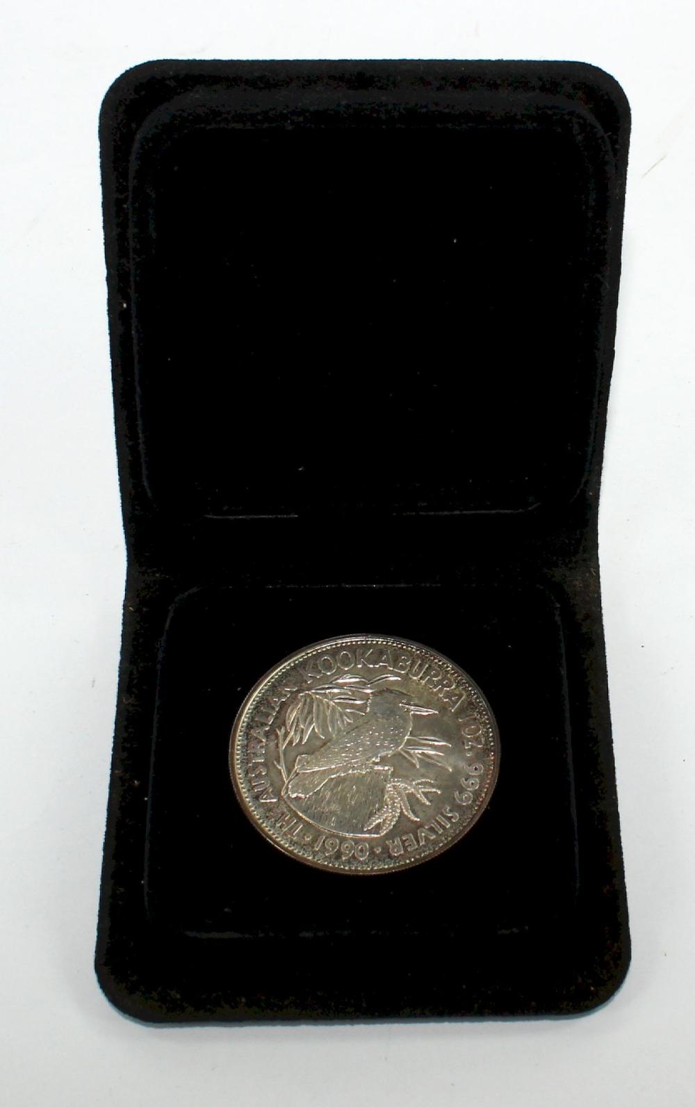 Australia 1990 Silver (999)... image