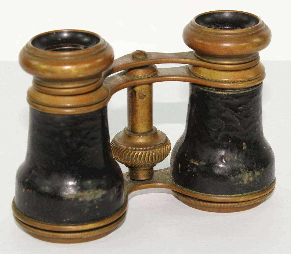 Antique Brass Opera Glasses... image