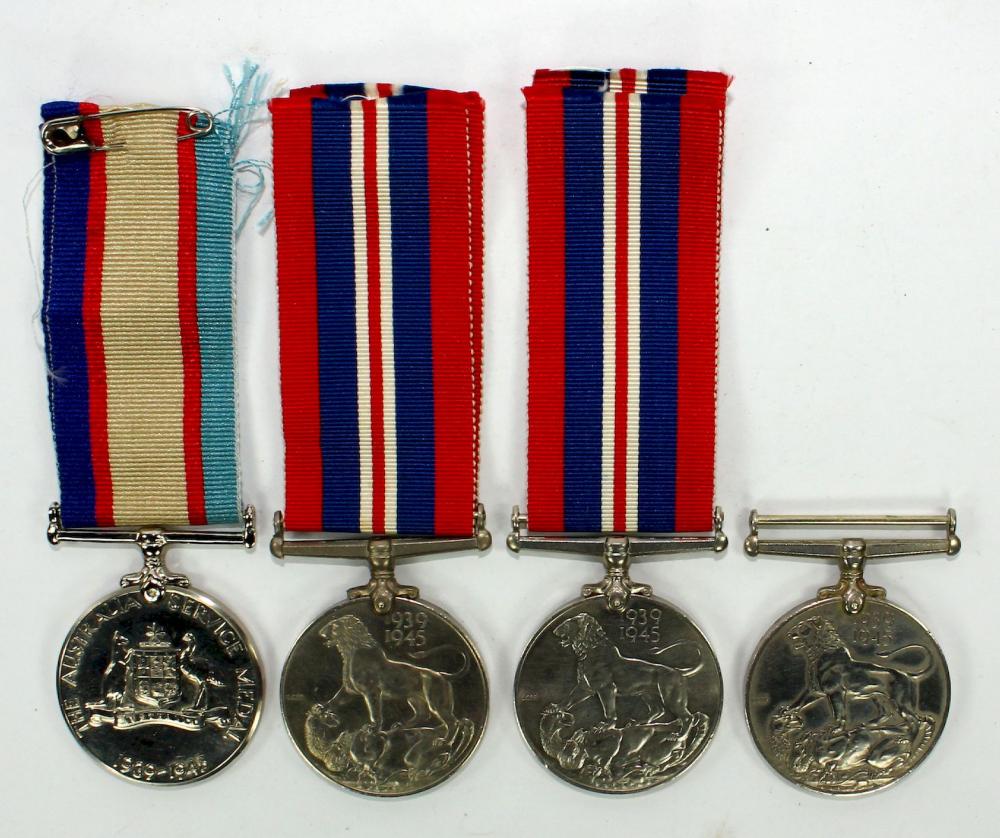 WWII War Medals (4 items) image