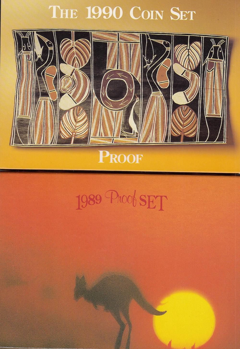 Australia. 1989 & 1990 Proo... image