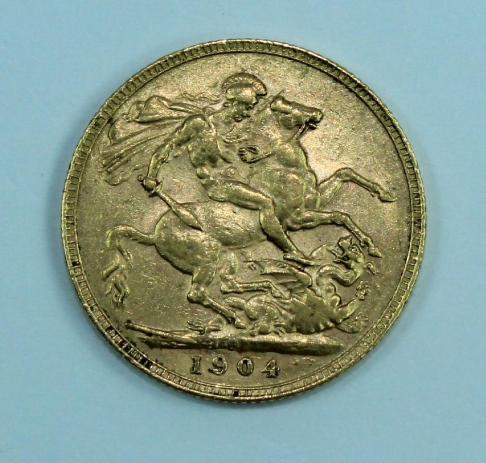 Australia 1904 P Sovereign,... image