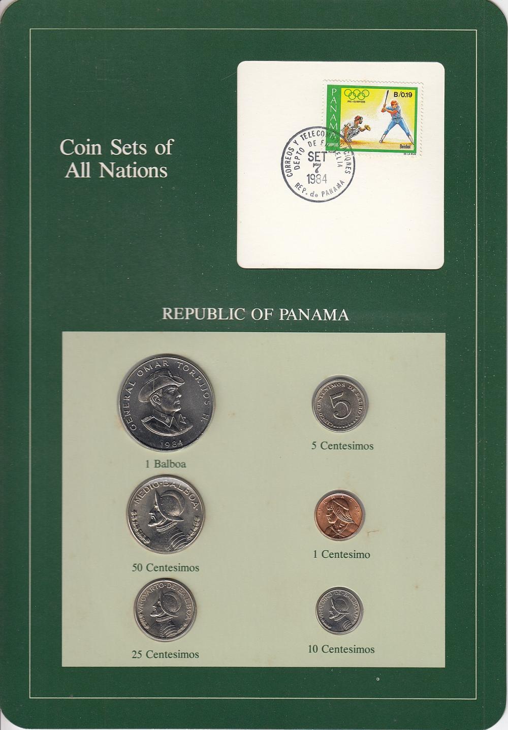 Panama. 1983-4 1, 5, 10, 25... image