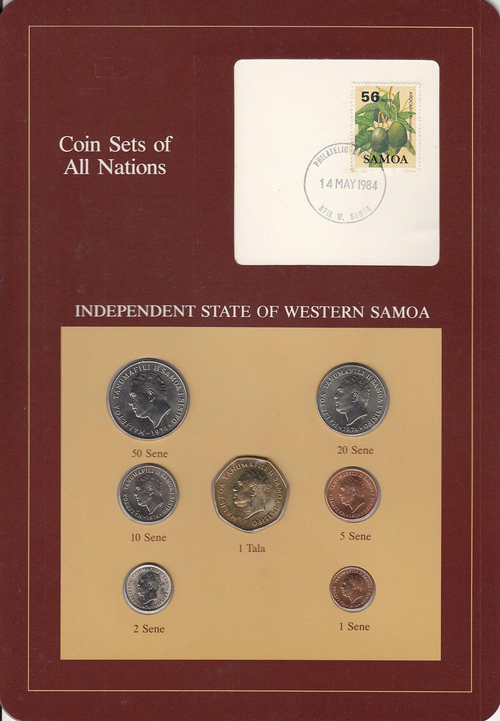 Western Samoa. 1974-84 1, 2... image