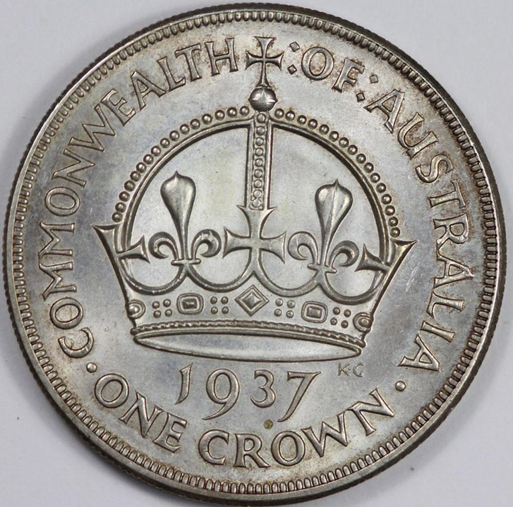 Australia 1937 Crown, Choic... image