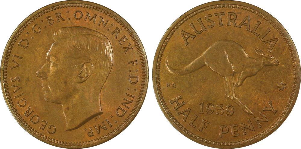 Australia 1939 Halfpenny - ... image