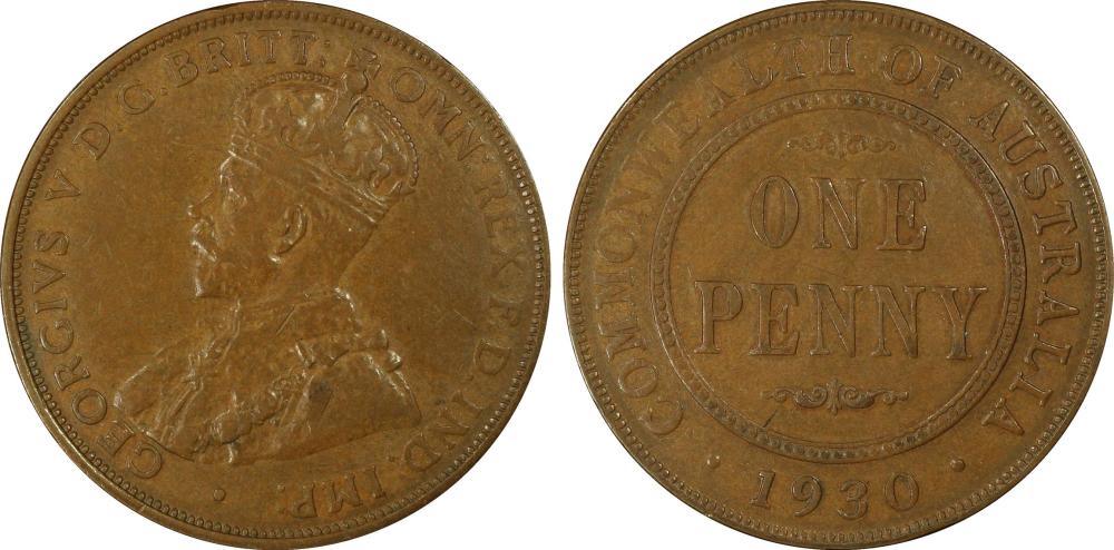 Australia 1930 Penny - Engl... image