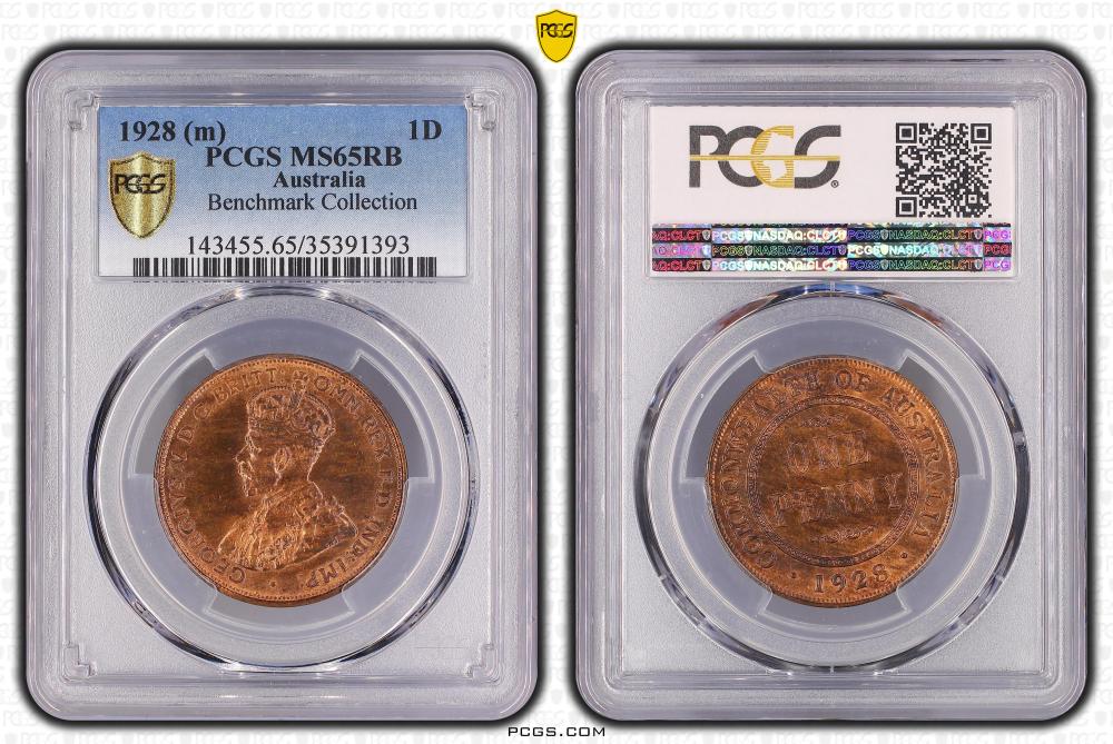 Australia 1928 Penny, PCGS ... image