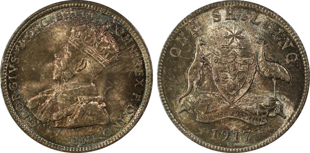 Australia 1917 M Shilling, ... image