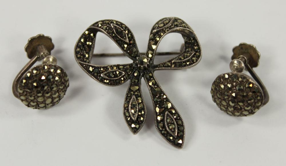 Vintage Marcasite Earrings ... image