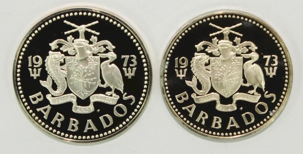 Barbados 1973 Silver (800) ... image