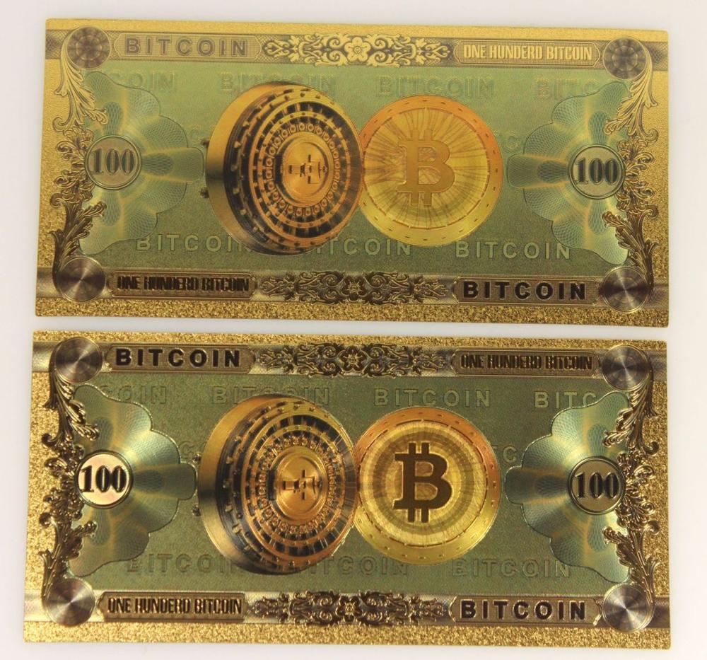 Bitcoin - Gold-foil Banknot... image