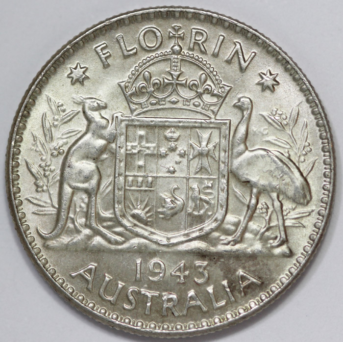 Australia 1943 Florin, Choi... image