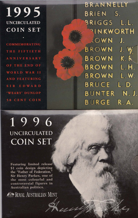 Australia 1995 & 1996 Mint ... image