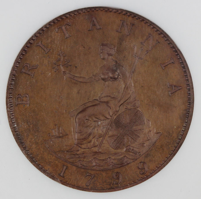 Great Britain 1799 Halfpenn... image