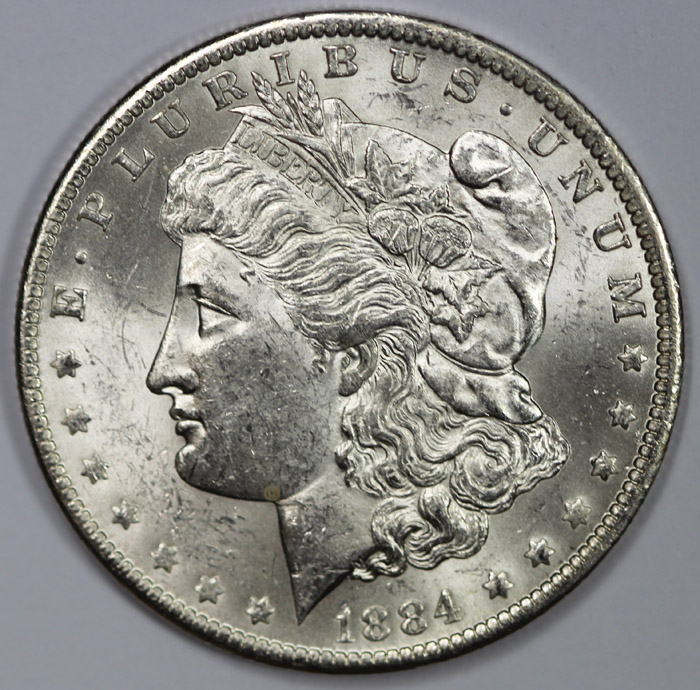 USA 1884 O Silver (.900) Do... image