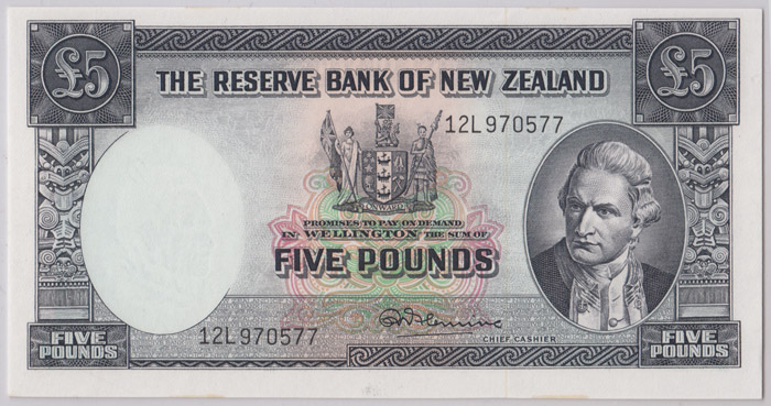 New Zealand £5 12L - Last P... image