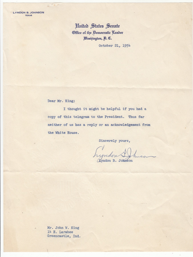 Lyndon B. Johnson signed le... image