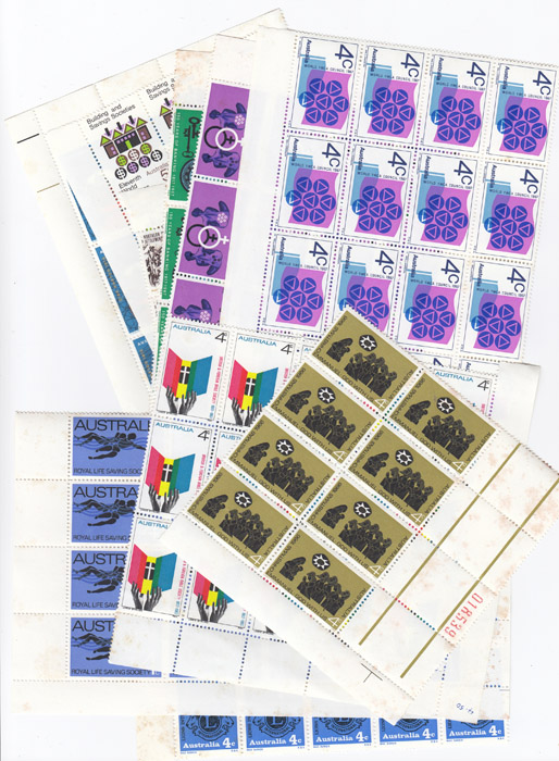 Australia 1960s Part sheets... image