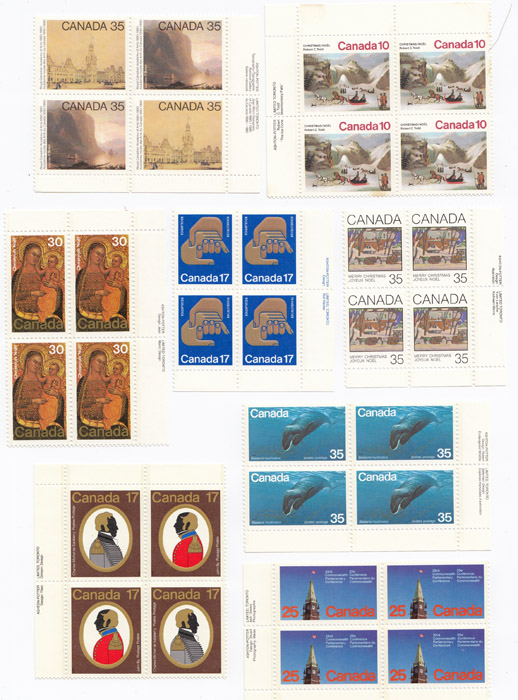 Canada Blocks of 4 all MNH ... image