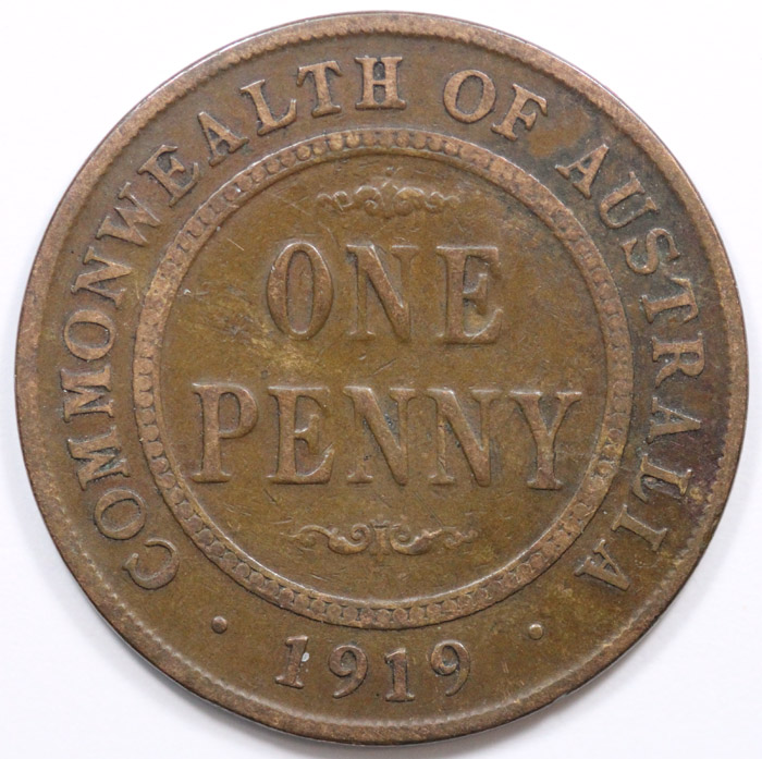 Australia 1919 .//. Penny, ... image