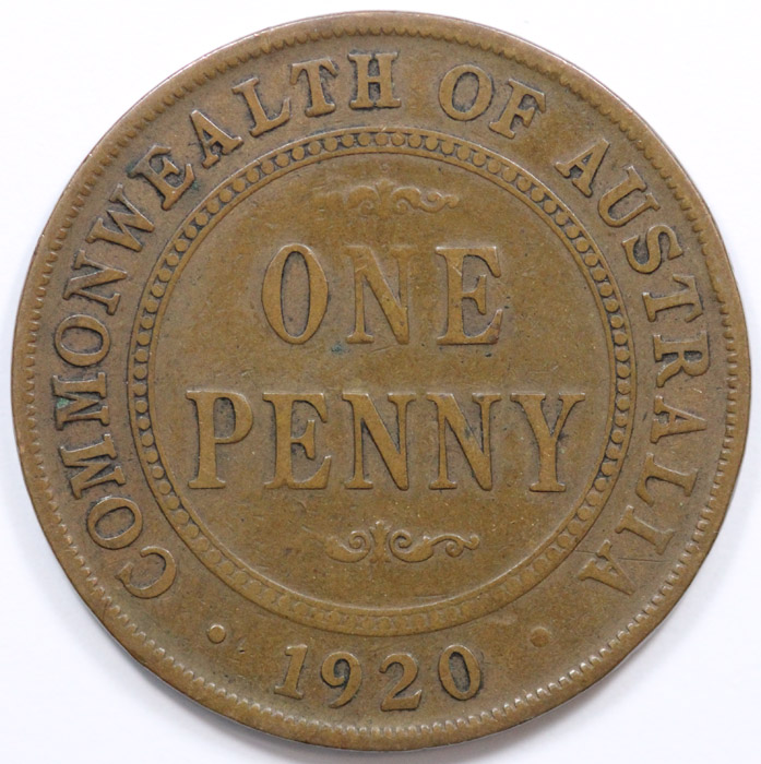 Australia 1920 .//. Penny, ... image