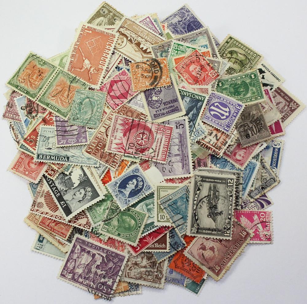 World Stamps Pre 1950, Bulk... image