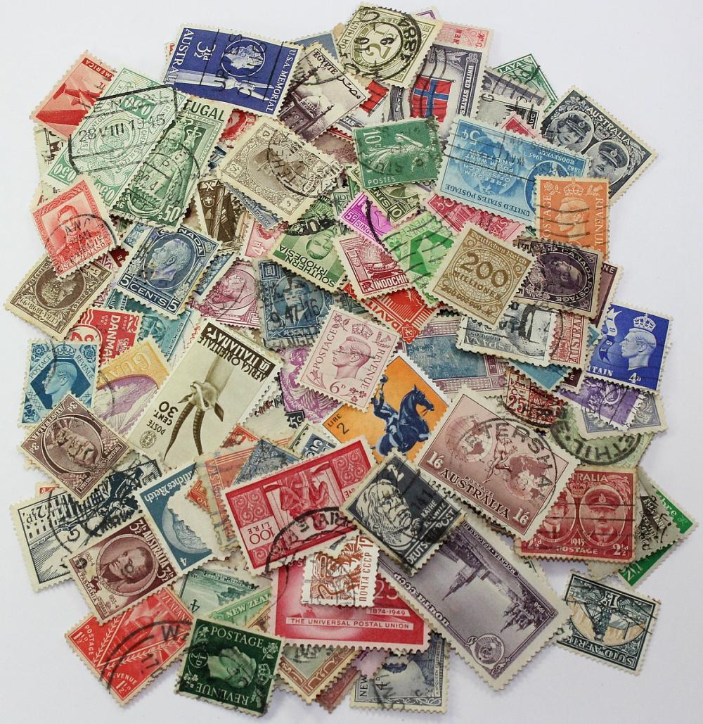 World Stamps Pre 1950, Bulk... image