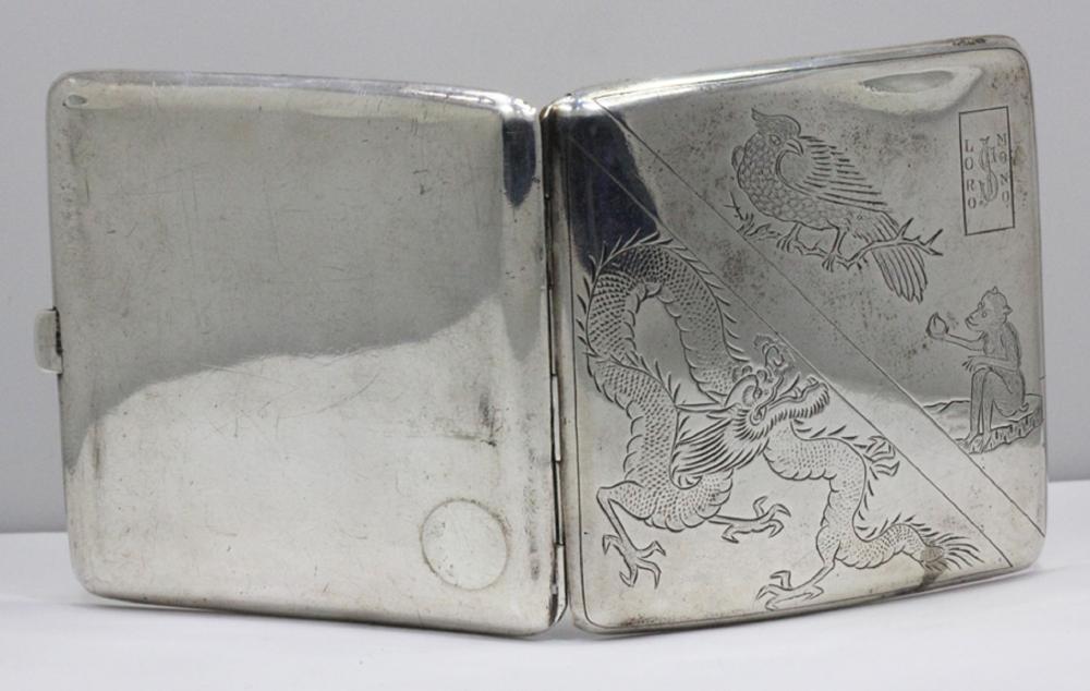 Silver Cigarette Case with ... image