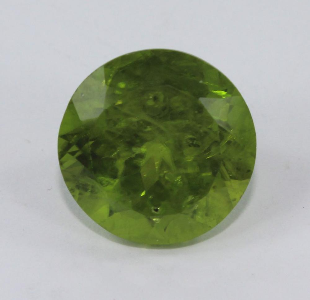 Large Faceted Green Peridot image