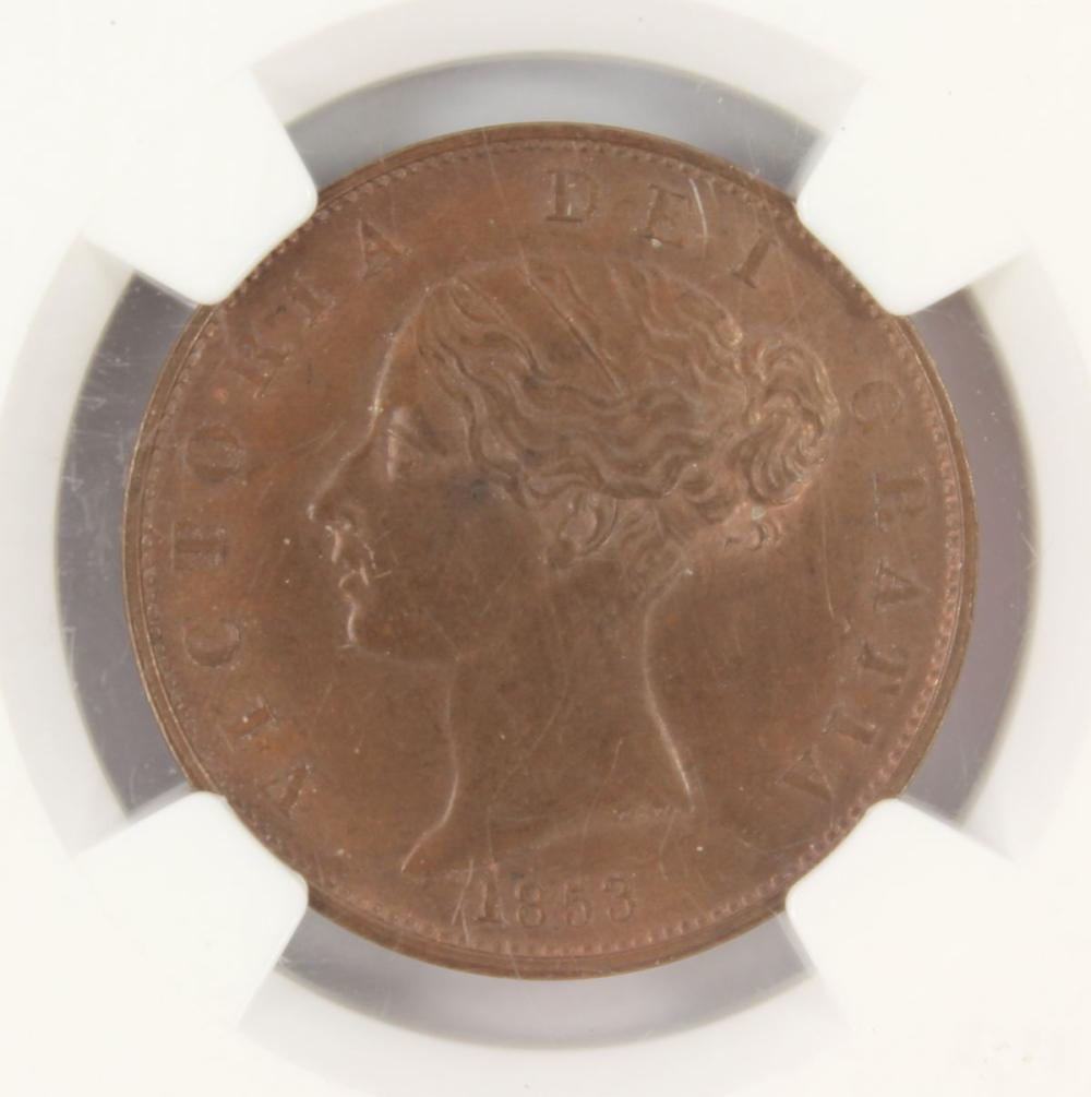 Great Britain 1853 Halfpenn... image