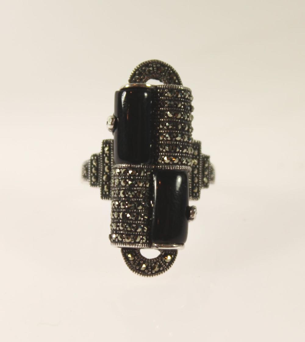 Deco-inspired Black Onyx & ... image