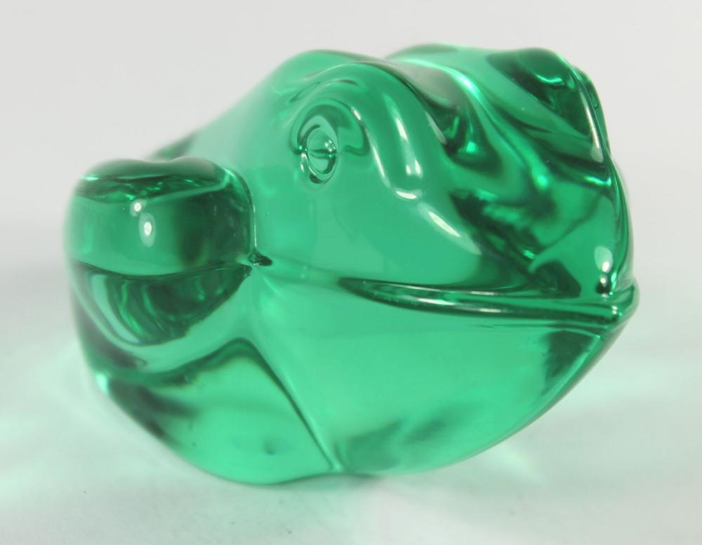 Green Crystal Frog by Daum ... image