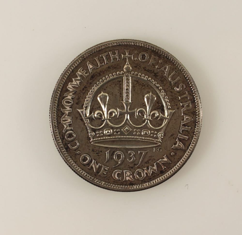 Australia 1937 Crown, good ... image