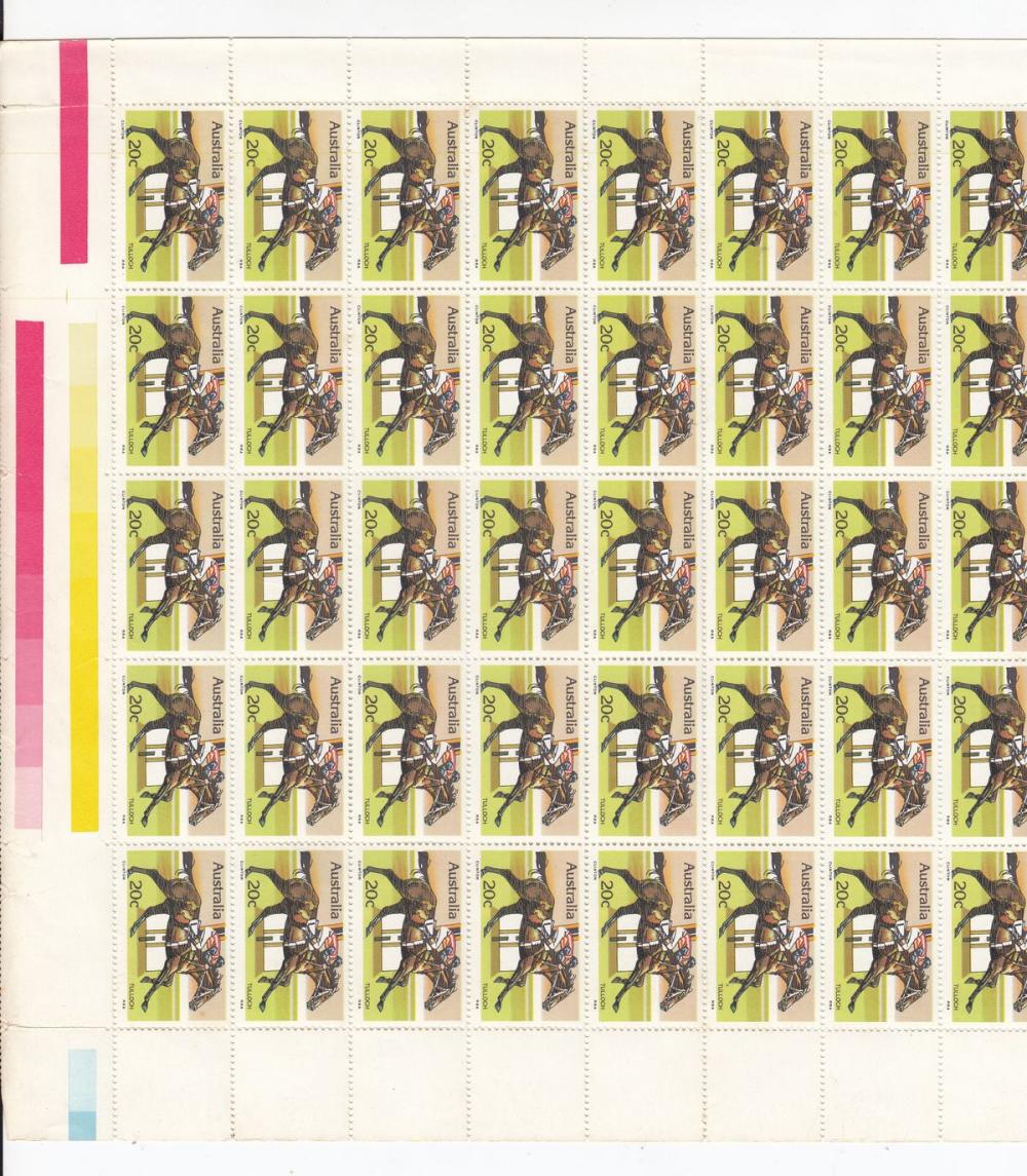 Australia 1978 Part Sheet o... image