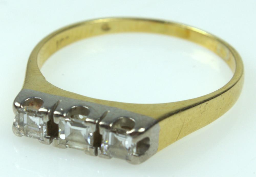 Modern Diamond Ring in 18ct... image